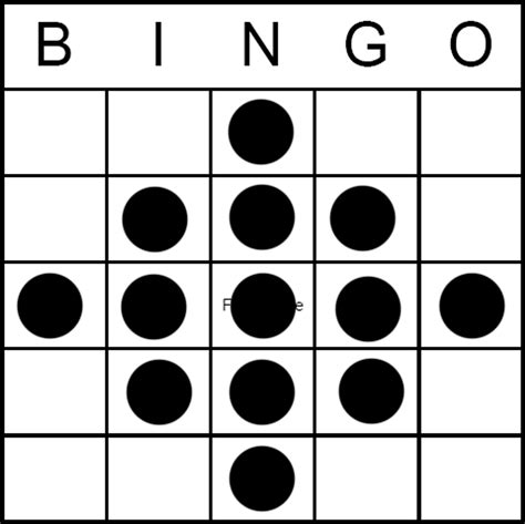 diamond bingo pattern